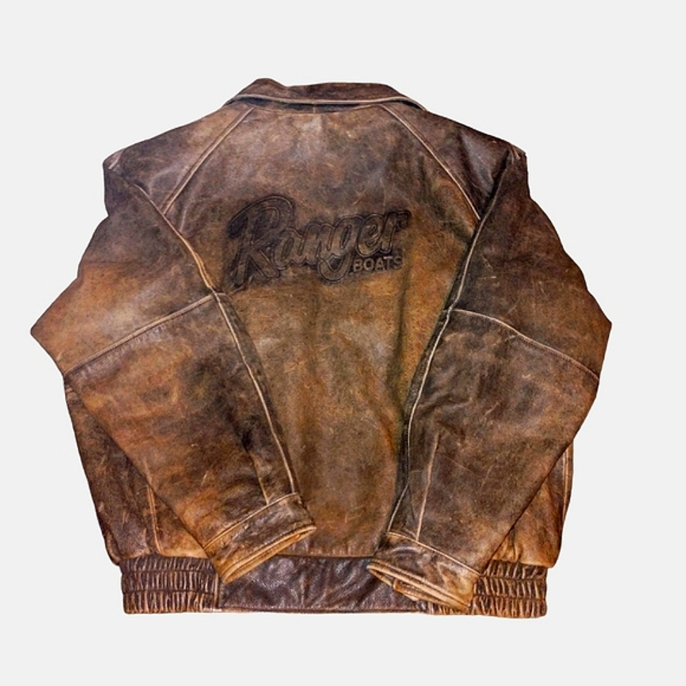 VINTAGE 2004 LEATHER JACKET RANGER OWNERS GROUP 2XL